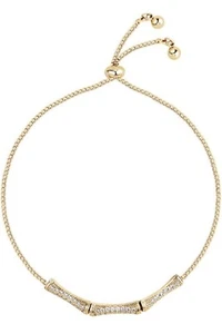 Elegantes Armband Gold Bambus  - Bild 1 von 4