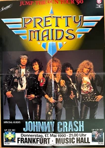 PRETTY MAIDS 1990 FRANKFURT - orig. Concert Poster - Plakat A1 F/U 861/2 - Picture 1 of 1