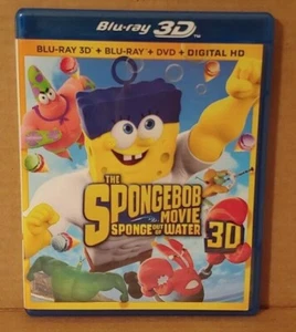 The Spongebob Squarepants Movie Sponge Out Of Water Blu-Ray 3D + DVD Nickelodeon - Picture 1 of 3