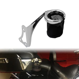 Chrome Passenger Right Side Drink Cup Holder For Harley Road Electra Glide 98-13 - Picture 1 of 11