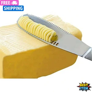 Stainless Steel Butter Knife 1pcs Butter Curler Jam Spreader Kitchen Knife - Picture 1 of 6