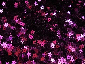 Sequins Stars 6mm Metallic Pink 125g Bulk DIY Crafts Embellishment - Picture 1 of 2