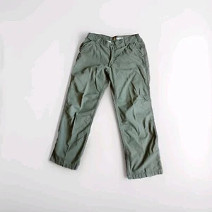 Carhartt Work Pants Original Dungaree Fit 38 x 32 Canvas Carpenter 14806 Green - Picture 1 of 13
