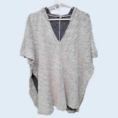 Calypso St. Barth Sudadera con Capucha Poncho Suéter OS Beige Espiga Baja Hippie Boho Foto 1 de 4