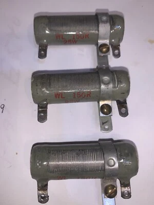 WARD LEONARD 150 OHM 25 WATT WIREWOUND  ADJUSTABLE RESISTOR  New Pack Of (2) - Image 1 of 4