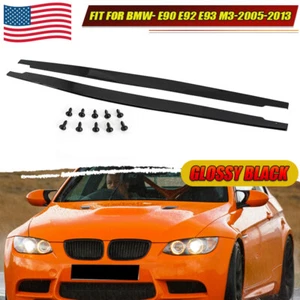 Extensión divisor faldones laterales negro brillante para BMW Serie 3 E90 E92 E93 M3 05-13 - Imagen 1 de 12