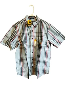 Carhartt *NEW* Men’s Loose Fit Short Sleeve Button Down Shirt, Size: M - Picture 1 of 3