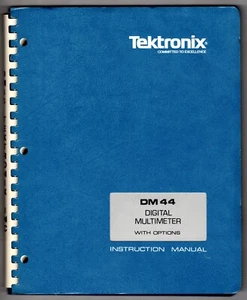 Original Tektronix Instruction Manual for the DM44 Digital Multimeter - Picture 1 of 3