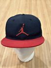 Air Jordan Flycon Jumpman Bred Mens Hat Cap Fitted Blue Red Logo 7 1/4 Fitted