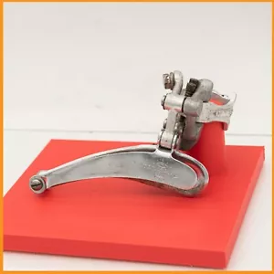 1052/1 CAMPAGNOLO NUOVO RECORD 70s FRONT DERAILLEUR ROAD BIKE VINTAGE CLAMP ON - Picture 1 of 7