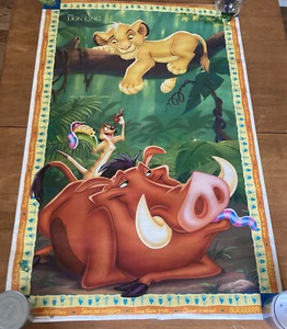 Vintage 1994 "Der König der Löwen Abendessen wird serviert" 20" x 30" Filmplakat - Bild 1 von 6
