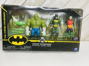 Creature Chaos DC Swamp Showdown Batman Robin Killer Croc Spin Master 2020 NEW - Picture 1 of 4