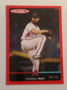 2019 Topps Total Wave 6 RED Parallel ROBBIE RAY #04/10 Made D-Backs #578 - Picture 1 of 1