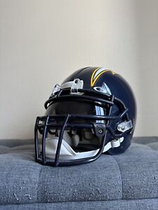 San Diego Chargers 1988-2006 LaDainian Tomlinson Riddell Helmet With Dark Visor