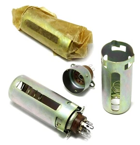 8 pezzi 7 pin tubo presa scudo 70 mm placcato argento URSS per EAA91 EC92 6Z4 6AQ5 - Foto 1 di 3
