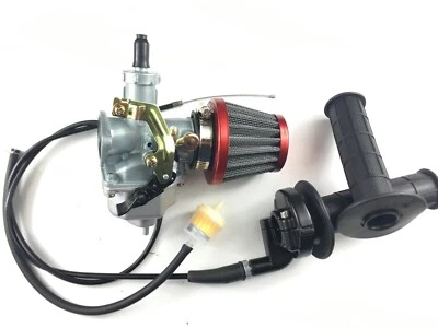 Carburador carburador e acelerador guidão barra e cabo filtro de ar para Honda XL125S XL185S - Imagem 1 de 4