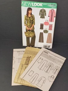 6920 NEW LOOK Sewing Pattern MISSES' JACKET/TOP/PANTS/PURSE 10-22 Career UNCUT - Picture 1 of 10