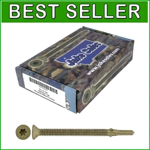 Efficient T-30 Torx Self-Drilling Screws – 5 lbs Pack for Wood to Steel Projects - Picture 1 of 9