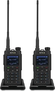 Retevis C62 Dual Band Handheld Walkie Talkies, Rechargeable Ham Radio for Adults - Picture 1 of 8
