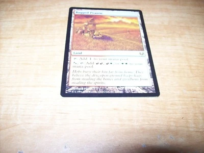 Rugged Prairie LP Rare Land MTG Eventide Magic Free Shipping With Tracking - Image 1 of 2