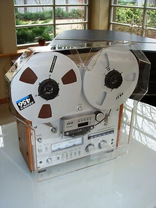 NEW DUST COVER with REEL EXTENSIONS for AKAI GX series Recorders - Afbeelding 1 van 7