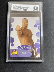 Dwayne "The Rock" Johnson 2001 Fleer Skybox WWE CCG 9.5 RC - Picture 1 of 2
