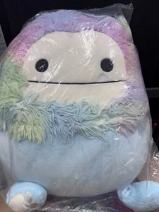NEW Zozo Squishmallows 20" The Rainbow Bigfoot Yeti Kelly Toy Tye Dye Plush NWT - Picture 1 of 3