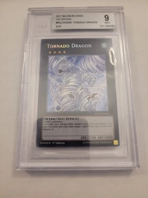 Yu-Gi-Oh TCG Maximum Crisis #MACR-EN081 Tornado Dragon Secret Rare LP - Image 1 of 2