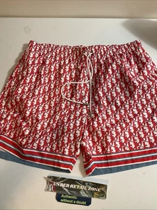 Bañador corto DIOR rojo oblicuo usado talla XXL - Imagen 1 de 4