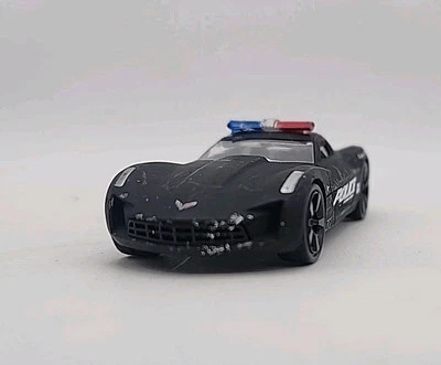 Jada Badge City Heat Police 2009 Corvette Sting Ray Concept Safety And Security  - Image 1 of 4