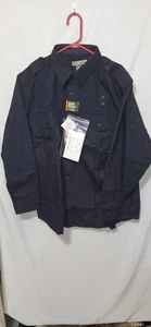 Camisa táctica 5.11 para hombre XL negra bolsillos utilitaria Ripstop manga larga abotonada - Imagen 1 de 6