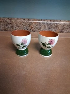 2 Stangl Thistle 3 1/4" Egg Cups - Picture 1 of 11