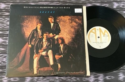 Пластинка долгоиграющая 12 дюймов почти как новая - Orchestral Manoeuvres in the dark Secret Remix Crush 1985 OMD - Изображение 1 из 2