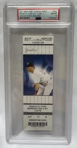 VOLLSTÄNDIGES TICKET MARIANO RIVERA SETS SPEICHERT REKORD * PSA GEM MINT 10! POP 4* YANKEES - Bild 1 von 2