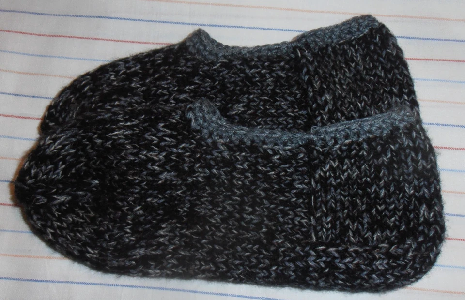 Handarbeit Selbstgestrickte Hausschuhe Gr. 40 - Bild 1 von 2