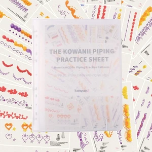 Piping Practice Board Guide Paper Sheets 250+ Icing Practice Sheets Set Cake ... - Picture 1 of 9