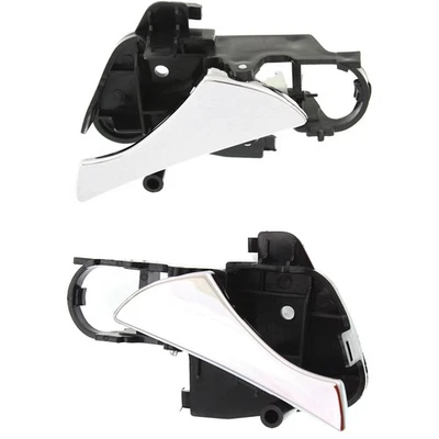 Внутренняя дверная ручка для 99-2002 Daewoo Nubira комплект из 2 передних хромированных пластиковых - Изображение 1 из 4