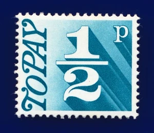 SG D77 1971 1/2p azul turquesa especificaciones Z48 bien centrado Pert Perfs MNH UM cijw - Imagen 1 de 1