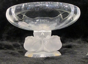 Compota de pájaro de cristal Lalique en perfecto estado - Imagen 1 de 4