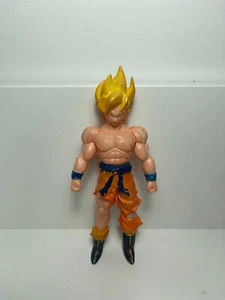 VTG 1991 Dragon Ball Z Super Seiyan Son GOKU Vinyl Action Figure Bandai Japan - Picture 1 of 8