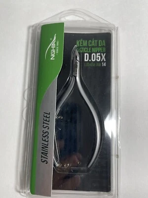 Nghia - Stainless Steel Cuticle Nipper D-05x Jaw 14 Brand New - Изображение 1 из 3