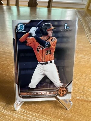 2022 1st Bowman Chrome Prospect #BCP-19 Adrian Sugastey - SF Giants RC - Image 1 of 2