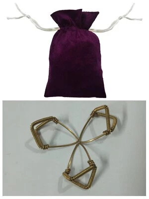 Nuevo 3 Piezas Especial Latón Mizrab/Mijrab Con Cubierta Sitar Instrumento Musical Foto 1 de 4