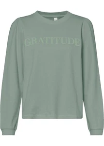 Sportliches Bedrucktes Sweatshirt mit Ripp-Bündchen Gr.40/42 NEU (4279) - Bild 1 von 1