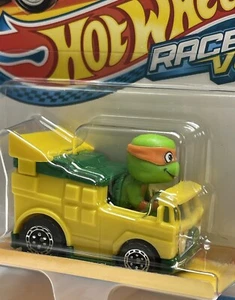 2024 Hot Wheels Racer Verse Michelangelo Party Wagon TMNT Ninja Turtles New! - Picture 1 of 4