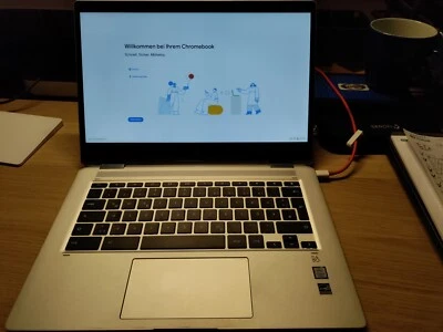 HP Chromebook x360 14 G1 - 35.56 cm (14") - 16 GB RAM - 64 GB eMM - Bild 1 von 4