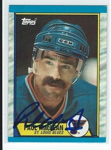 Paul MacLean Signed 1989/90 Topps Card #129 - Picture 1 of 1