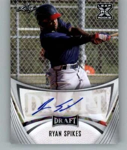2021 Leaf Draft Autograph #BA-RS3 Ryan Spikes XRC RC Rookie AUTO - Picture 1 of 2