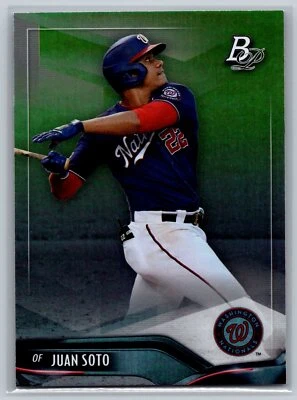 2021 Bowman Platinum  Baseball #73 Juan Soto  Washington Nationals - Image 1 of 2