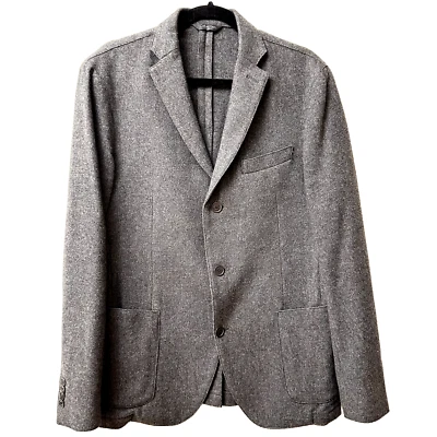 Calvin Klein коллекции Sportcoat SZ 52/US 42 Herringbone куртка расслабленный без подкладки - Изображение 1 из 4